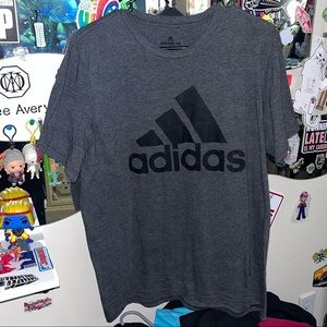 Mens Lg Adidas Amplifier Black and grey tee great condition